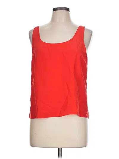 Pre-owned Ayr Sleeveless Top Red Scoop Neck Tops
