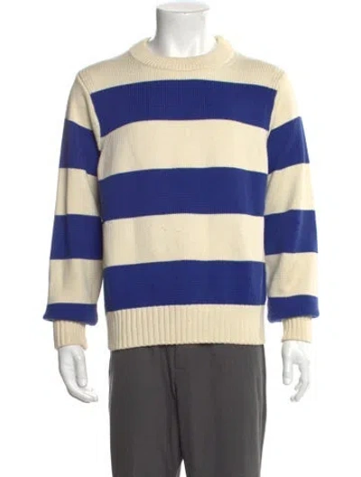 Pre-owned Ayr Striped Crew Neck Pullover In Multi