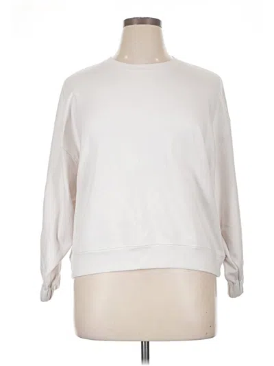 Pre-owned Ayr Sweatshirt In White