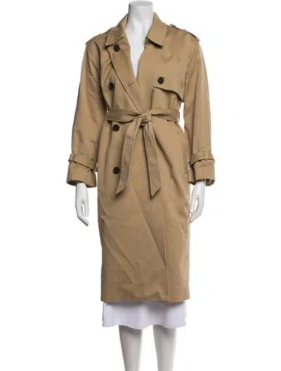 Pre-owned Ayr Trench Coat In Brown
