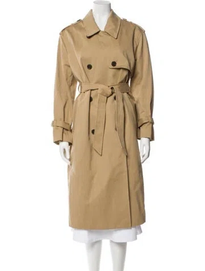 Pre-owned Ayr Trench Coat In Neutral