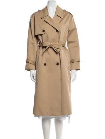 Pre-owned Ayr Trench Coat In Neutral