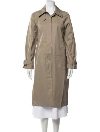 Pre-owned Ayr Trench Coat In Neutrals