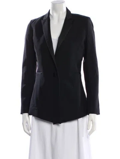 Pre-owned Ayr Wool Blazer In Black