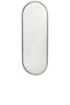 Aytm Angui Oval Mirror In Silver