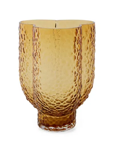 Aytm Arura Trio Textured Vase In Brown
