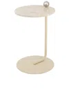 Aytm Castellum Side Table In Light Sand & Travertine