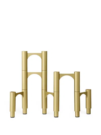 Aytm Compono Adjustable Candle Holder In Gold