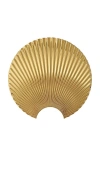 Aytm Concha Shell Wall-mounted Hook In Gold