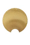 Aytm Concha Shell Wall-mounted Hook In Gold