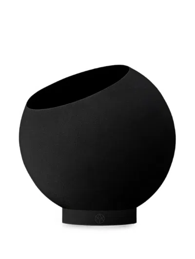 Aytm Globe Oblique-cut Flowerpot In Black