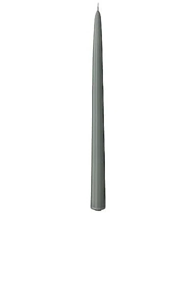 Aytm Lux Set Of 4 Tapered Candles In Dusty Green