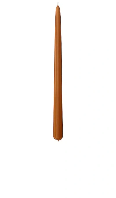 Aytm Lux Set Of 4 Tapered Candles In Orange