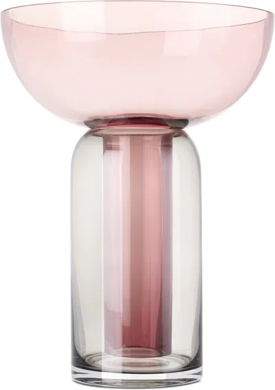 Aytm Pink & Black Torus Vase