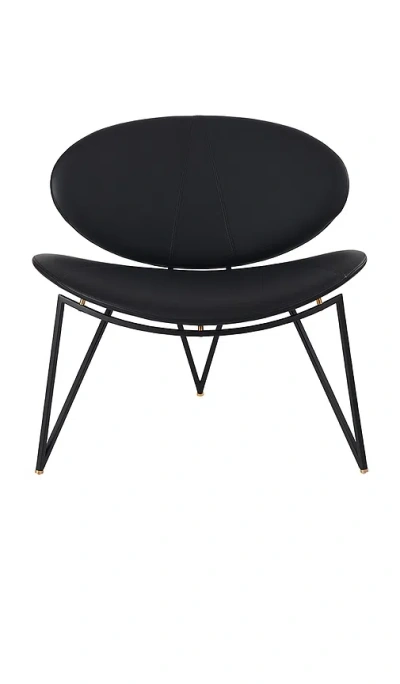 Aytm Semper Lounge Chair In Black