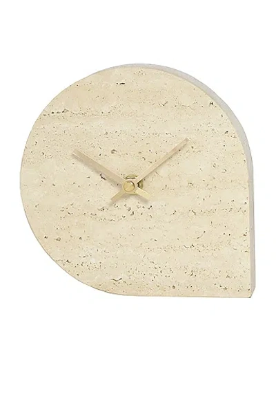 Aytm Stilla Clock In Beige