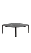 Aytm Tribus Oval Coffee Table In Black