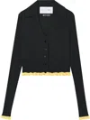 Az Factory Black Cropped Top In Black