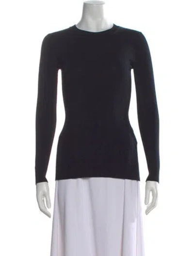 Pre-owned Az Factory Crew Neck Long Sleeve Top In Black