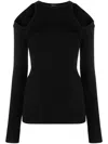 Az Factory Cut-out Detail Jumper In Black