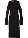 Az Factory Freya Drop Shoulder Dress In Black