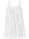 Az Factory Josephine Pleated Midi Dress In White