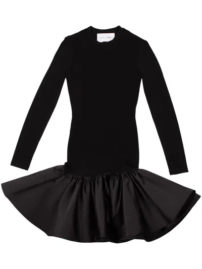 Az Factory Larissa Ruffle Dress In Black