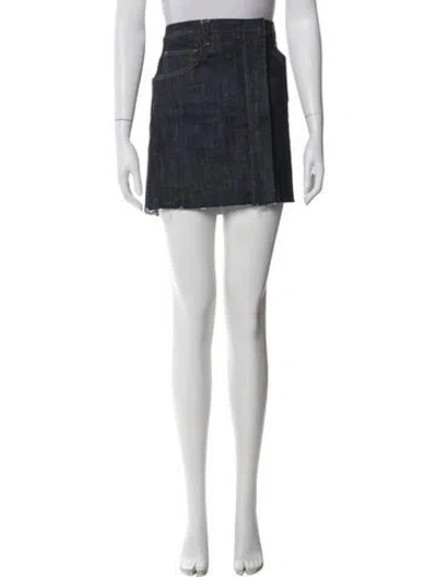 Pre-owned Az Factory Mini Skirt W/ Tags In Blue