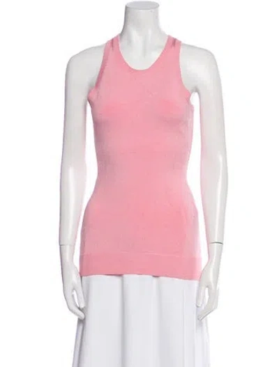 Pre-owned Az Factory Scoop Neck Sleeveless Top In Pink