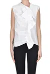 Az Factory Sleeveless Shirt In White