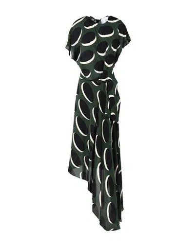 Az Factory Woman Maxi Dress Dark Green Size 8 Viscose