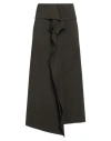 Az Factory Woman Maxi Skirt Dark Green Size 4 Viscose, Polyamide, Elastane