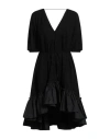 Az Factory Woman Mini Dress Black Size S Viscose, Polyester In Black