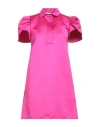 Az Factory Woman Mini Dress Fuchsia Size 4 Polyester In Pink