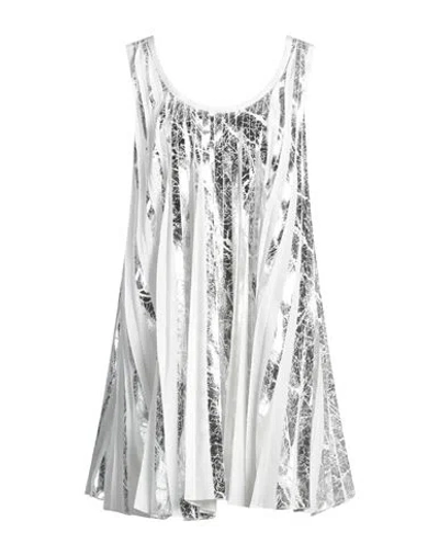 Az Factory Josephine Pleated Midi Dress In White