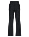 Az Factory Woman Pants Black Size 8 Polyester, Elastane In Black