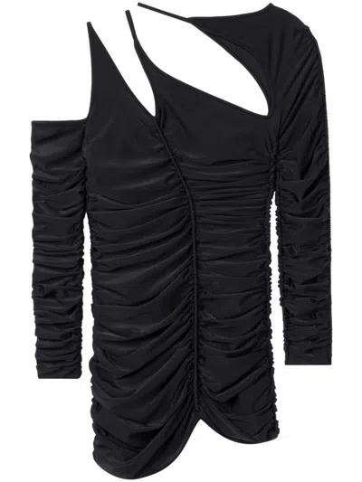 Az Factory X Ester Manas Cut-out Long Sleeve Top In Black