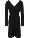Az Factory X Ester Manas V-neck Short Dress In Black