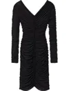 Az Factory X Ester Manas V-neck Short Dress In Black