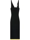 Az Factory X Ester Manas V-neck Short Dress In Black