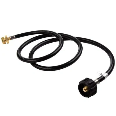 Az Patio Heaters 10' Portable Adapter Hose In Black