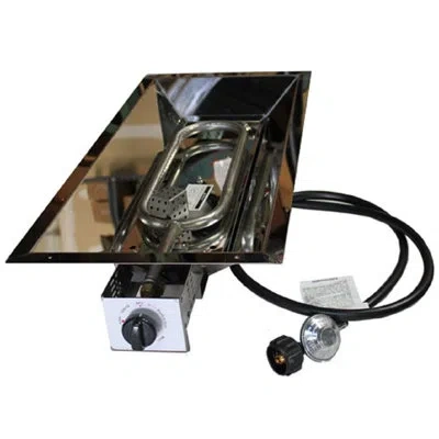 Az Patio Heaters 1010 /1212 Fire Pit Burner In Stainless Steel