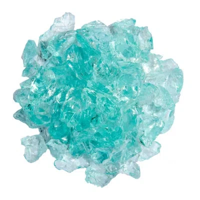 Az Patio Heaters 20 Lb. Fire Pit Fire Glass In Aqua