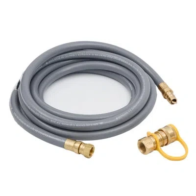 Az Patio Heaters 20' Quick Connect Hose In Gray