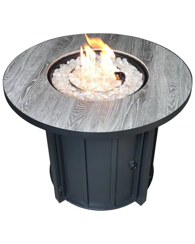 Az Patio Heaters Faux Wood Tile Top Fire Pit