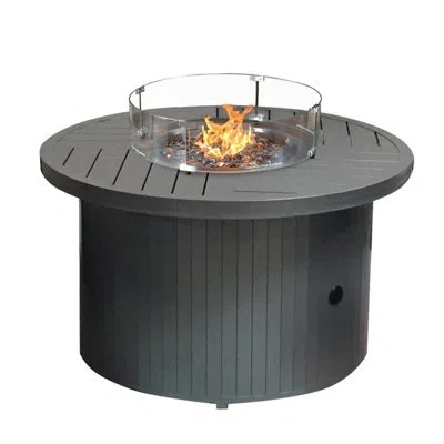Az Patio Heaters Patio Heaters Glass Wind Fire Pit Flame Guard In Clear