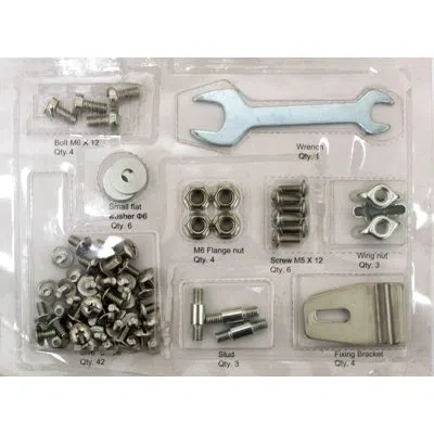 Az Patio Heaters Square Glass Tube Patio Heater Hardware Kit In Gray
