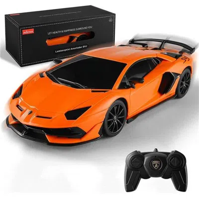 Az Trading 1-24 Scale Remote Control Lamborgini Aventador Svj Electric Sport Racing Hobby Toy Car, Orange