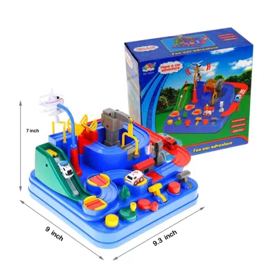 Az Trading Race Track Vehicle Obstacle Course & Puzzle Playset For Kids