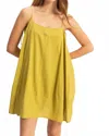 Azalea Hollie Mini Dress In Matcha In Yellow